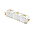 thumbnail image 2 of Esquirla Appetizer Tray,,Dried Fruit Tray Lid,,Snack Tray,Snack Serving Tray for Fruit Dining Room,Party,Wedding,Kitchen Transparent, 2 of 8
