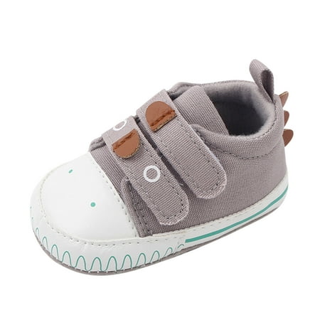 Eashery Baby Socks Shoes Baby First Walking Shoes Non-Skid Slipper Shoes Soft Soled Walking Shoes Toddler Sandals Boy (Grey 6)
