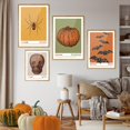 thumbnail image 4 of Vintage Spooky Poster Ghost Skull Crow Bats Spider Pumpkin Prints Canvas Painting Wall Art Picture Halloween for Room Home Decor, 4 of 5