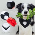 thumbnail image 4 of Pañuelos para la cabeza para perros, pañuelo triangular para mascotas, pañuelo formal para perros para fiestas de bodas, corbata ajustable, pajarita para traje de mascota, bandana para disfraces de, 4 of 6
