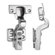 thumbnail image 1 of 4pcs Inset Cabinet Hinge Frameless Concealed Door Hinges Soft Closing Four-Hole Mounting Plate Finish（2 Pairs）, 1 of 5