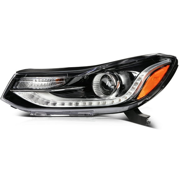 ECCPP Headlight assembly Fit 2017-2021 for Chevy TRAX Black Housing Amber Reflector Left Side Headlight GM2502450