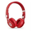 Restored Beats by Dr. Dre Mixr Red Wired Over Ear Headphones 900-00025-02 (Refurbished)
