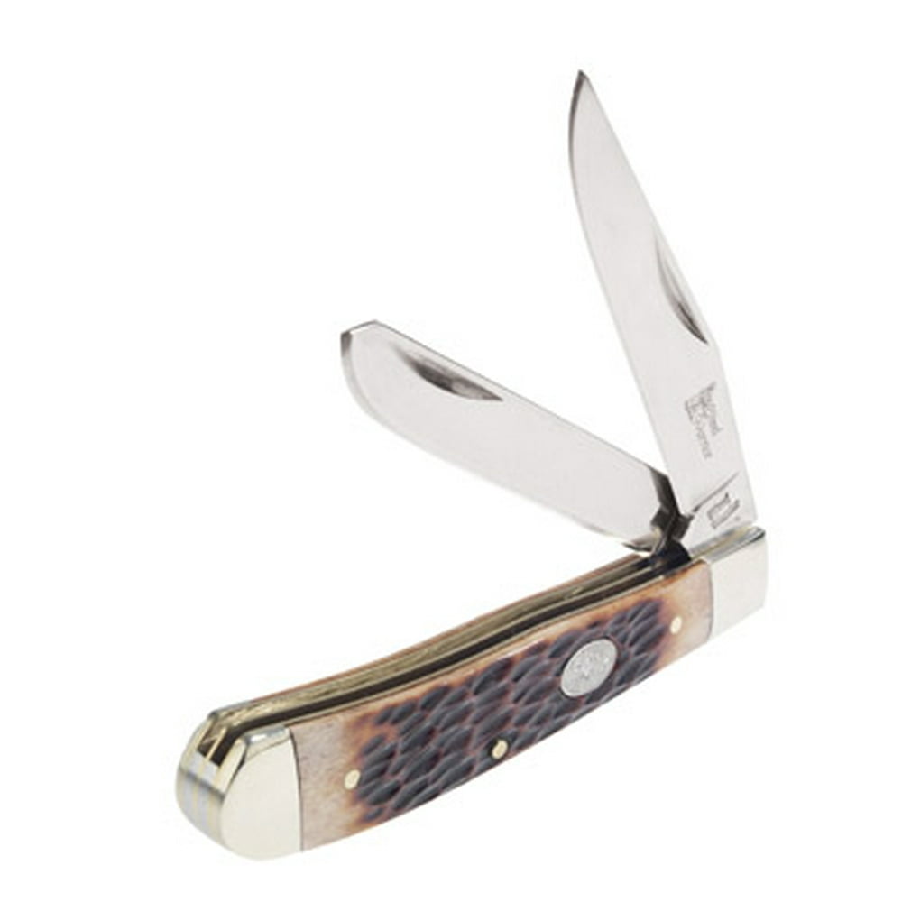 FROST CUTLERY COMPANY Steel Warrior Trapper Pocket Knife SW108ASC