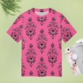 thumbnail image 5 of Haunted Mansion Lotus Leaf Neck T-Shirt Long Sleeve Women'S T Shirt Elegant Fashion Tops & Tees, 5 of 8