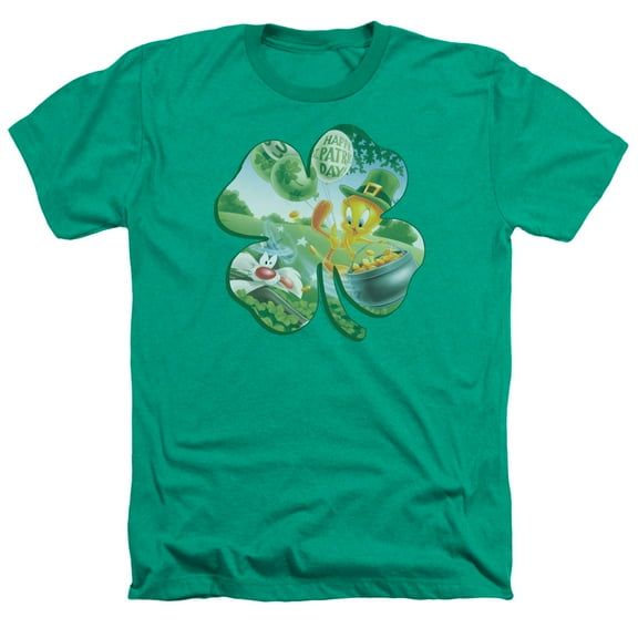 Looney Tunes - Tweety Shamrock - Heather Short Sleeve Shirt - XXX-Large