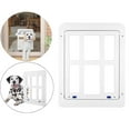 thumbnail image 3 of Puerta abatible para perros cerradura de seguridad de 2 vías, puerta abatible para perros, , animales , puerta pequeña para mascotas, Yuyangstore Puerta grande para gatos, 3 of 8