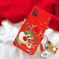 thumbnail image 1 of Christmas Reindeer Santa Claus Key Chain Case For iPhone 15 Pro Max 15 Pro For iPhone 15 Plus Hat Tree Snowman Tpu Cover, 1 of 5