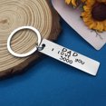 thumbnail image 2 of Fathers Day Gifts from Daughter Son Dad Gifts I Love You 3000 Keychain Appreciation Gift for Father Wedding Jewelry Gift for Bonus Dad Birthday Stainless Steel Gift Valentines Day Gift for Daddy Papa, 2 of 4