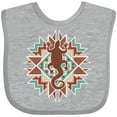 thumbnail image 3 of Inktastic Southwestern Native Pattern Lizard Boys or Girls Baby Bib, 3 of 4