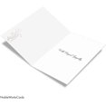 thumbnail image 2 of NobleWorks White Ink Florals - Sympathy Greeting Card with Envelope (4.63 x 6.75 Inch) - C8887ESMG, 2 of 5