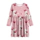 thumbnail image 5 of Vestidos de Manga Larga de las Niñas Tamaño 7-8 Elástico Vestido de Patinador con Cuello Redondo, Suave 95% Poliéster 5% Spandex para el Recital Escolar Diario, 5 of 6