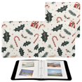 thumbnail image 7 of FORMRS 3 Ring Photo Album 4"x6" Self Adhesive Large Capacity PU Leather Cover, White Christmas Holly, 7 of 7