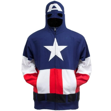 Captain America - Cap A Juvy Costume Zip Hoodie