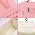 thumbnail image 6 of PiccoCasa Travel Toiletry Cosmetic Bag Hanging Makeup Storage Organizer Pink, 6 of 7