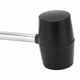thumbnail image 3 of Martillo con mango de acero, mazo de mano de doble cara de goma, herramienta de martillado Industrial de 260mm, 3 of 8