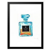 "I am Fashion" Glam Perfume Bottle - Framed Print