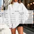 thumbnail image 3 of Enjoytime Fall Sweatshirts for Women Long Sleeve Solid Color Pullover Tops Winter Comfy Casual Mock Neck Sweatshirt, 3 of 7