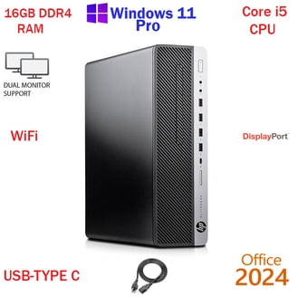 HP 800 G1 Tower Desktop PC, Intel Core i7 3.4GHz, 16GB RAM, 2TB