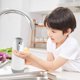 thumbnail image 5 of Dispensador automático de jabón con USB, resistente al agua, con sensor de movimiento por infrarrojos, dispensador de jabón espumoso sin presión para el hogar, baño, color verde, 5 of 5