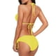 thumbnail image 3 of WILLBEST Trajes de Baño Para Mujer, Conjunto de Bikini Bandeau Con Push-Up, Traje de Baño Brasileño, Traje de Baño de Playa 4638, 3 of 6