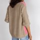 thumbnail image 4 of Pntutb Moda Casual Mujer Casual Cuello en V Manga corta Botón Suéter Señoras Outwear Liquidación Pntutb Pntutb-1294, 4 of 7
