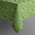 thumbnail image 5 of Green Bigfoot Pattern Square Tablecloth,Waterproof Square Table Cover,Wipeable Spillproof Washable Table Cover for Home Kitchen Party Decor 42"X42"(107x107cm), 5 of 6