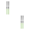 thumbnail image 1 of Guardoinrt Lot de 2 Brosses à Tambour en Acier à Haute Teneur en Carbone Bâton de Cajon Musical Résistant à l'Usure Fournitures d'Instruments Bâtons Vert 2Ensemble, 1 of 6