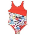 thumbnail image 5 of inhzoy Kid Girls One Piece Sleeveless Sports Swimsuit, 5 of 6