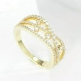 thumbnail image 3 of K-KED Luxury Women Wedding Ring 925 Silver Filled Ring Cubic Zircon Sz 6-10-7, 3 of 6