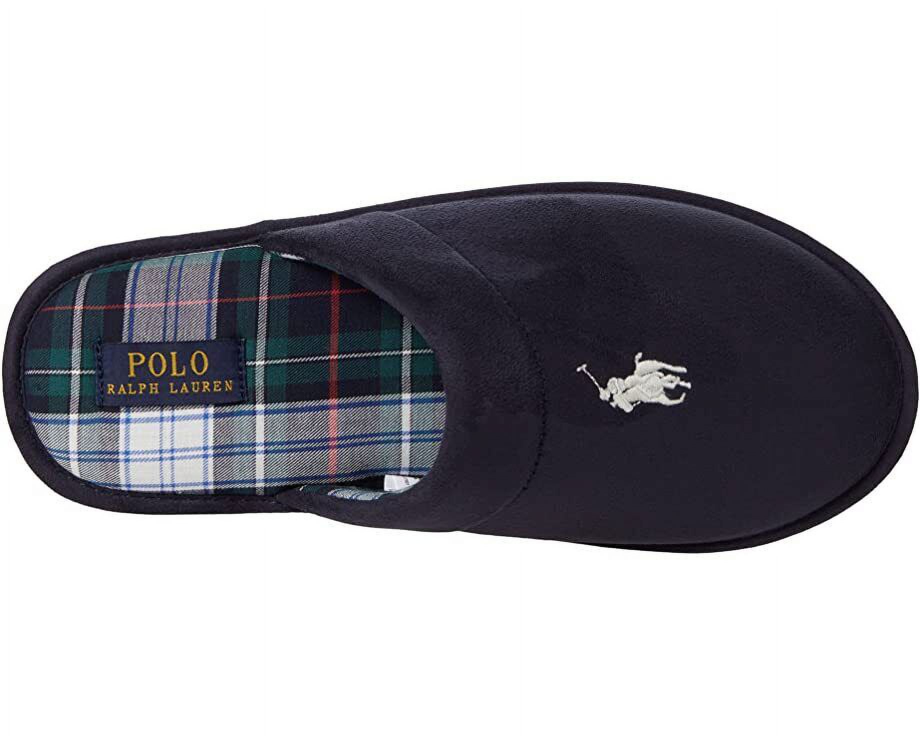Polo Ralph Lauren Men\'s Irving Wool Scuff Plaid Slippers - Size XL Polo Ralph Lauren Men main image 2