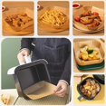 thumbnail image 4 of Square Air Fryer Paper 100-Pack - 17cm Disposable Compatible with Philips, Braun, 4 of 5