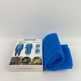 thumbnail image 2 of QUANYAN Rain slickers,Portable Drawstring Raincoat Rain Poncho with Hoods and Sleeves (Blue), 2 of 8