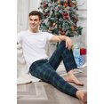 thumbnail image 4 of U2SKIIN Mens Pajama Pants, Ultra Soft Stretch Lightweight PJ Bottoms with Pockets,(Black,2XL), 4 of 5