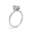 thumbnail image 3 of 2.20 Carat Moissanite Unique Marquise Cut Halo Proposal Ring for Women Solid 14K White Gold Size 3 by Diamond-Capitals, 3 of 8