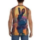 thumbnail image 4 of Balery Neon Rabbit In Archway Camisetas sin mangas para hombre, absorbe la humedad y protege contra el mal olor.-X-Large, 4 of 7