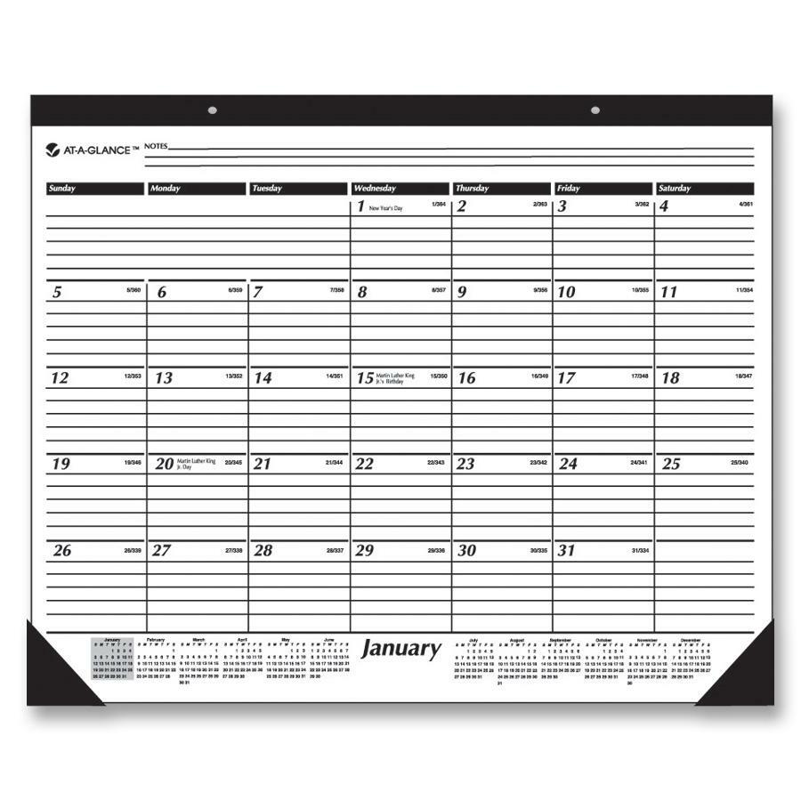 At-A-Glance Desk Pad Calendar - Walmart.com - Walmart.com
