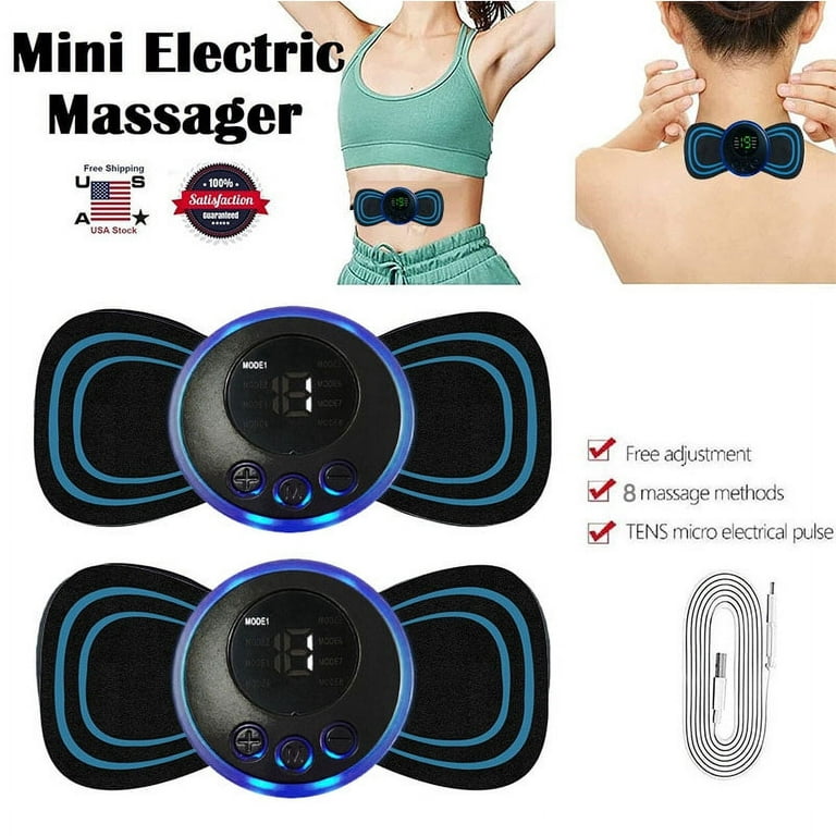 Mini 6 Module Electric Neck Muscle Massager for Pain Relief - Wellness