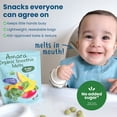 thumbnail image 7 of Amara Organic Smoothie Melts, Mighty Sweet Greens, Baby & Toddler Snacks, No Added Sugar, Stage 2, 1 oz Bag, 7 of 7