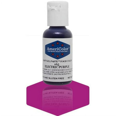 AmeriColor, Soft Gel Paste Food Color, Electric Purple .75 oz