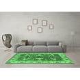 thumbnail image 3 of Ahgly Company Indoor Rectangle Oriental Emerald Green Industrial Area Rugs, 7' x 10', 3 of 4