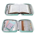 thumbnail image 5 of ZHAOCHENG Estuche para estudio bíblico, funda para Biblia, bolsa de iglesia, ranuras protectoras para bolígrafos y bolsillo con cremallera, regalo para mujeres (A1)…, 5 of 5