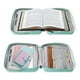 thumbnail image 5 of ZHAOCHENG Estuche para estudio bíblico, funda para Biblia, bolsa de iglesia, ranuras protectoras para bolígrafos y bolsillo con cremallera, regalo para mujeres (C1)…, 5 of 5