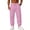 Pink_006, variant on Men’s Tapered Sweatpants Fashion Streetwear Waist Elastic Drawstring Joggers Pants Athletic Workout Gym Pants with Pockets Black L
