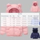 thumbnail image 3 of Cowsor Kids Winter Coats with Hooded Light Puffer Coat Warm Padded Jacket for Boys Girls Toddler, 3 of 5