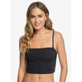 thumbnail image 2 of Roxy TRUE BLACK Beach Classica Bandeau Tankini Swim Top, US Large, 2 of 8