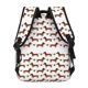 thumbnail image 4 of Balery Dachshund Dog Puppy Mochila Escolar Impresa, Mochila Ligera para Viajes Casual, Mochila Duradera y Cómoda Multifuncional, Mochila para Laptop-One Size, 4 of 5
