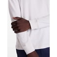 thumbnail image 4 of George Men's and Big Men's Cotton Crewneck Tee with Long Sleeves, Sizes XS-3XL, 4 of 5