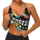 thumbnail image 3 of Balery I Love With Autism Sujetadores deportivos con espalda cruzada para mujer, acolchados, sin costuras, de alto impacto, ideales para yoga, gimnasio, entrenamiento y fitness.-XX-Large, 3 of 8