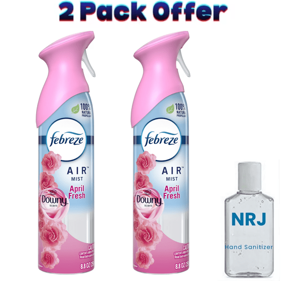 Febreze Air Freshener Spray, Odor-Fighting Room Spray, Downy April Fresh, 8.8oz